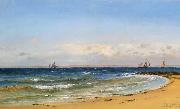 unknow artist Coastal_scene_from_Northern_Holland Germany oil painting artist